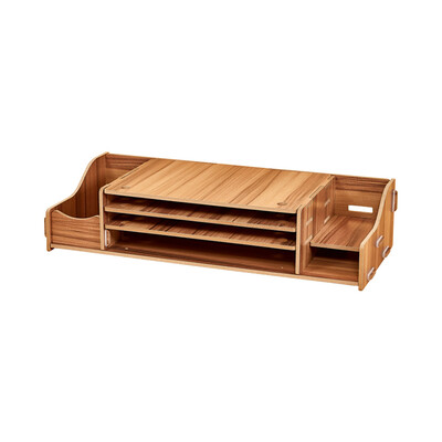 Large Size Monitor Riser Stand Wood Organizer File Stationery Holder for Office Desks School Home
Large Size Monitor Riser Stand Wood Organizer File Stationery Holder for Office Desks School Home