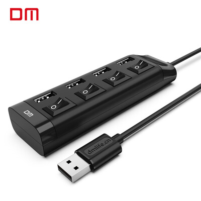 Damai DM USB splitter CHB005 series 20 high speed one for four interfaces 12 meters notebook desktop computer 4-port hub HUB converter
Damai DM USB splitter CHB005 series 20 high speed one for four interfaces 12 meters notebook desktop computer 4-port hub HUB converter