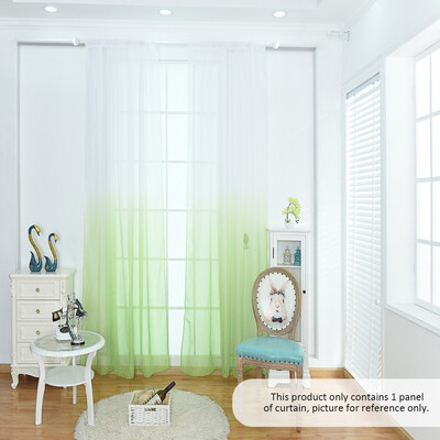 39 79inches Polyester Semi-Blackout Gradient Color Window Curtain Panel Living Room Bedroom Hotel Divider Voile Curtain with Rod
39 79inches Polyester Semi-Blackout Gradient Color Window Curtain Panel Living Room Bedroom Hotel Divider Voile Curtain with Rod