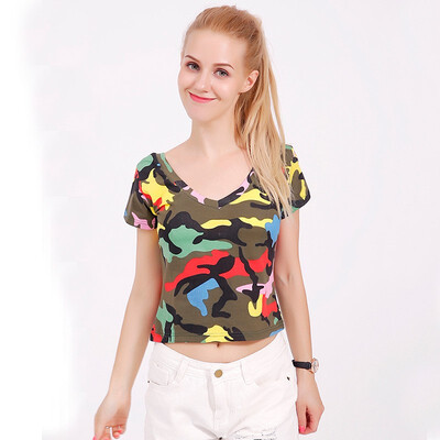 Fashion knitted sweat cotton tshirt women summer v-neck t shirt female short sleeve crop tops tees print 2019 Lady t-shirt
Fashion knitted sweat cotton tshirt women summer v-neck t shirt female short sleeve crop tops tees print 2019 Lady t-shirt