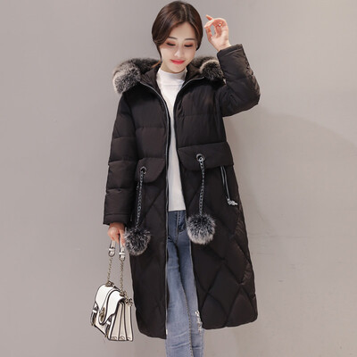 Cypress house 2018 winter new solid color loose Korean version of the large fur collar hooded stitching hair ball thickening in the long down jacket S74R0035YA10XL black
Cypress house 2018 winter new solid color loose Korean version of the large fur collar hooded stitching hair ball thickening in the long down jacket S74R0035YA10XL black