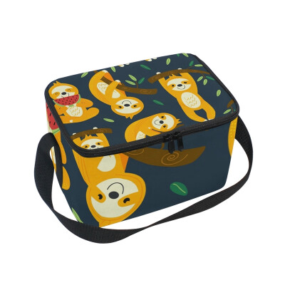 ALAZA Insulated Lunch Box Funny Sloths Lunch Bag for Men Women Portable Tote Bag Cooler Bag
ALAZA Insulated Lunch Box Funny Sloths Lunch Bag for Men Women Portable Tote Bag Cooler Bag