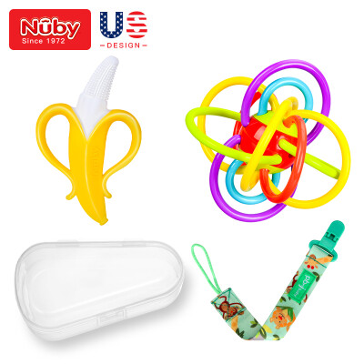 Nuby Mancy ball gum hand catching ball early education toy baby bite chew baby pacifier molar rod American brand 6861
Nuby Mancy ball gum hand catching ball early education toy baby bite chew baby pacifier molar rod American brand 6861