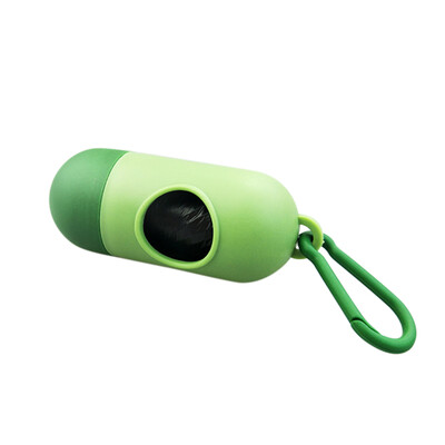 Portable Capsule Design Rubbish Bags Case Pet Dog Poop Holder Garbage Dispenser Box Clean-up Bag Carrier with 15pcs Waste Bags
Portable Capsule Design Rubbish Bags Case Pet Dog Poop Holder Garbage Dispenser Box Clean-up Bag Carrier with 15pcs Waste Bags