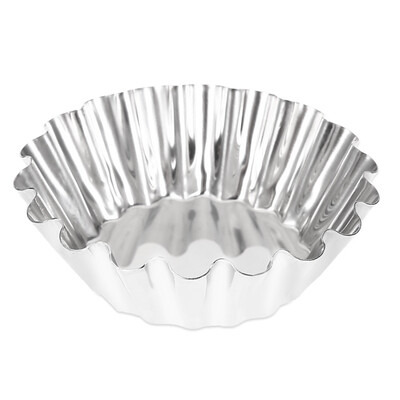 6pcs Stainless Steel Egg Tart Cupcake Mold Baking Tool
6pcs Stainless Steel Egg Tart Cupcake Mold Baking Tool
