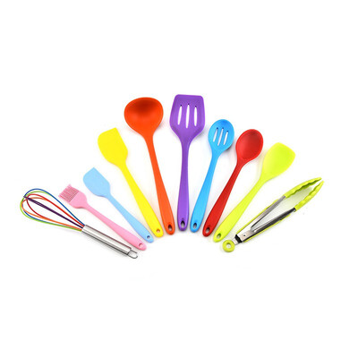 NeillieN Silica gel kitchenware set 10 sets of silica gel kitchenware 10 sets of scraper shovel spoon oil brush food clip etc
NeillieN Silica gel kitchenware set 10 sets of silica gel kitchenware 10 sets of scraper shovel spoon oil brush food clip etc