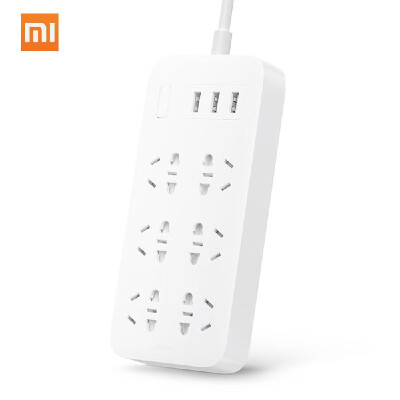 Xiaomi Mijia Power Strip Converter 6 Sockets Portable Plug Travel Home Adapter with 3 USB Quick Charge Port Plug Outlet Switch 250
Xiaomi Mijia Power Strip Converter 6 Sockets Portable Plug Travel Home Adapter with 3 USB Quick Charge Port Plug Outlet Switch 250