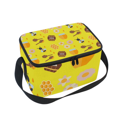 ALAZA Insulated Lunch Box Cute Bees Lunch Bag for Men Women Portable Tote Bag Cooler Bag
ALAZA Insulated Lunch Box Cute Bees Lunch Bag for Men Women Portable Tote Bag Cooler Bag