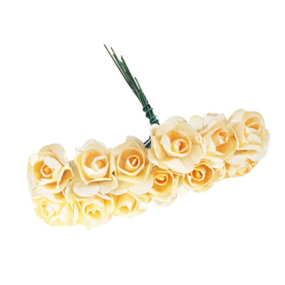 12PcsBunch 25mm Artificial Paper Flowers for Wedding Car Fake Roses Used For Candy Box DIY Wreath Handmade Decoration
12PcsBunch 25mm Artificial Paper Flowers for Wedding Car Fake Roses Used For Candy Box DIY Wreath Handmade Decoration