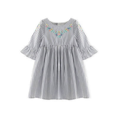Cicie self-employed childrens clothing girls dress striped embroidered skirt girls children skirt C91019 blue 11056
Cicie self-employed childrens clothing girls dress striped embroidered skirt girls children skirt C91019 blue 11056
