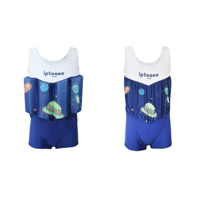 Boy One-Piece Float Swimsuit Cap Cute Fashion Swimwear With Removable Buoyancy Stick Perfect for Kid Learn to Swim Rocket Patter
Boy One-Piece Float Swimsuit Cap Cute Fashion Swimwear With Removable Buoyancy Stick Perfect for Kid Learn to Swim Rocket Patter