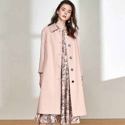 Her pool 2018 autumn new womens fashion solid color lapel single-breasted loose long windbreaker T83Z1840A26XL pink
Her pool 2018 autumn new womens fashion solid color lapel single-breasted loose long windbreaker T83Z1840A26XL pink