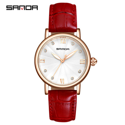 SANDA P222 Simple Women Watch Leather Quartz Movement Watch Waterproof Casual Clock Wristwatch for Female
SANDA P222 Simple Women Watch Leather Quartz Movement Watch Waterproof Casual Clock Wristwatch for Female