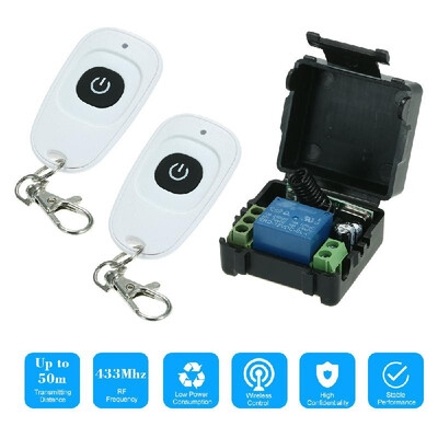 433MHz DC12V 1CH RF Wireless Remote Control Switch 2PCS RF 433MHz Transmitter Remote Controls For Household Appliances Electroni 
433MHz DC12V 1CH RF Wireless Remote Control Switch 2PCS RF 433MHz Transmitter Remote Controls For Household Appliances Electroni
