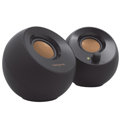 Creative PEBBLE "Cobblestone" Speaker 20 Desktop Audio Laptop Speaker Double-sided Vibration Sound Quality Full Small&Powerful Black
Creative PEBBLE "Cobblestone" Speaker 20 Desktop Audio Laptop Speaker Double-sided Vibration Sound Quality Full Small&Powerful Black