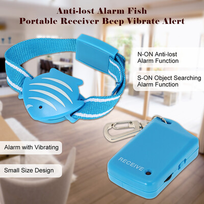 Anti-lost Alarm Fish Wristband Portable Receiver Beep Vibrate Alert for Child Elderly Pet Locator
Anti-lost Alarm Fish Wristband Portable Receiver Beep Vibrate Alert for Child Elderly Pet Locator