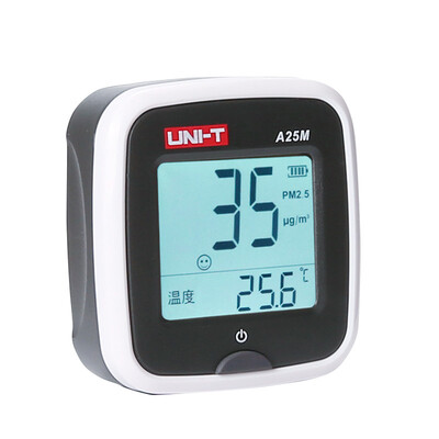 UNI-T A25M PM25 Tesers Air Quility Monitor Measurement 0500ugCubic Meters Auto Range Overload Indicate Input Polymer Battery
UNI-T A25M PM25 Tesers Air Quility Monitor Measurement 0500ugCubic Meters Auto Range Overload Indicate Input Polymer Battery