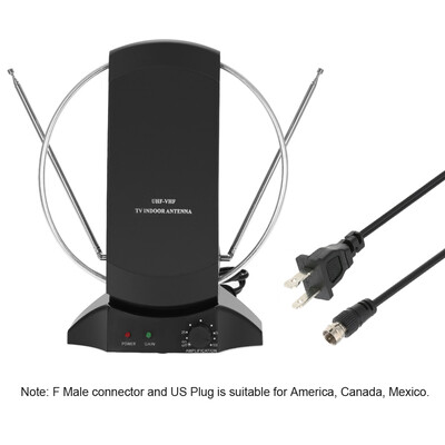 LAN-1014 Amplified HDTV Antenna Indoor Digital TV Antenna 50 Mile Range 36dB UHF VHF FM Signal with Power Supply for HDTV DT
LAN-1014 Amplified HDTV Antenna Indoor Digital TV Antenna 50 Mile Range 36dB UHF VHF FM Signal with Power Supply for HDTV DT