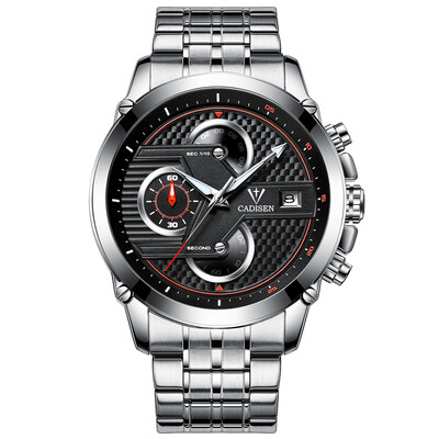 Cadisen Watch Men Sport Chronograph Clock Quartz Wristwatch Business Waterproof Watch Men
Cadisen Watch Men Sport Chronograph Clock Quartz Wristwatch Business Waterproof Watch Men
