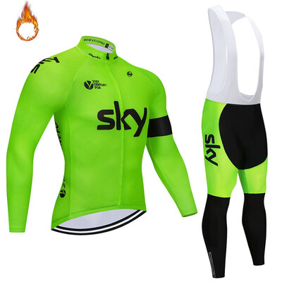 2018 pro team Sky winter thermal fleece cycling jersey bicycle clothing set ropa ciclismo invierno MTB bike jersey bib pants kit
2018 pro team Sky winter thermal fleece cycling jersey bicycle clothing set ropa ciclismo invierno MTB bike jersey bib pants kit