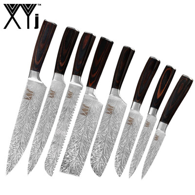XYj 7CR17 Stainless Steel Knife Kitchen Knife Chef Slicing Bread Chopping Santoku Santoku Utility Fruit Knife Bend Handle
XYj 7CR17 Stainless Steel Knife Kitchen Knife Chef Slicing Bread Chopping Santoku Santoku Utility Fruit Knife Bend Handle