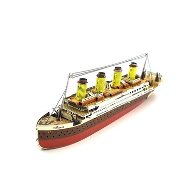 3 Dimensional Puzzles Titanic Metal Jigsaw Model Kit DIY Boat Ship Model Educational Toys Gift for Kids
3 Dimensional Puzzles Titanic Metal Jigsaw Model Kit DIY Boat Ship Model Educational Toys Gift for Kids