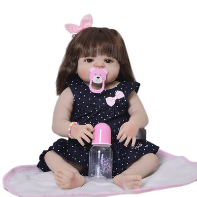 Collectible 23 Inch Reborn Doll Baby Closed Eyes Full Silicone Body Realistic Baby Doll Handmade Painted Hair Kid Birthday Gifts
Collectible 23 Inch Reborn Doll Baby Closed Eyes Full Silicone Body Realistic Baby Doll Handmade Painted Hair Kid Birthday Gifts