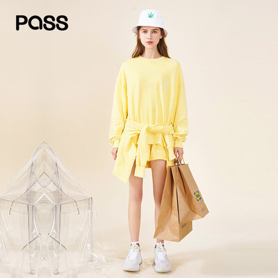 PASS2019 spring new long-sleeved sweater womens shorts three-piece sports&leisure suit tide yellow
PASS2019 spring new long-sleeved sweater womens shorts three-piece sports&leisure suit tide yellow