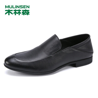 Mulinsen MULINSEN Korean version of the fashion simple mens shoes first layer soft leather Lok Fu shoes lightweight sets of feet office business casual shoes mens shoes black 44 code SS97123
Mulinsen MULINSEN Korean version of the fashion simple mens shoes first layer soft leather Lok Fu shoes lightweight sets of feet office business casual shoes mens shoes black 44 code SS97123