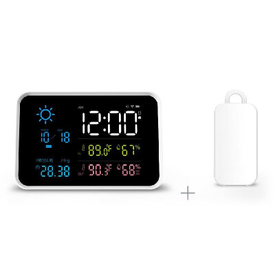 Temperature&Humidity Meter Indoor&Outdoor Thermometer Alarm Clock Weather Forecast Station Temperature Monitor
Temperature&Humidity Meter Indoor&Outdoor Thermometer Alarm Clock Weather Forecast Station Temperature Monitor
