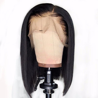 130 Density Bob Cut Full Lace Human Hair Wig Side Part Short Straight Bob Full Lace Wig Pre-Plucked Hairline With Baby Hair
130 Density Bob Cut Full Lace Human Hair Wig Side Part Short Straight Bob Full Lace Wig Pre-Plucked Hairline With Baby Hair