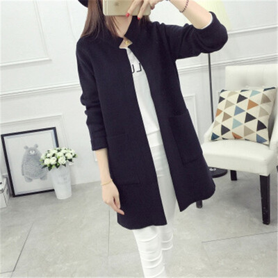Sweater women 2018 autumn&winter long knitted cardigan Korean hot style stand-up collar womens coat
Sweater women 2018 autumn&winter long knitted cardigan Korean hot style stand-up collar womens coat