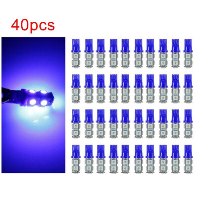 40Pcs T10 194 168 9SMD-5050 W5W LED Light Blue Lights Super Bright Car Tail Lamp Bulbs
40Pcs T10 194 168 9SMD-5050 W5W LED Light Blue Lights Super Bright Car Tail Lamp Bulbs