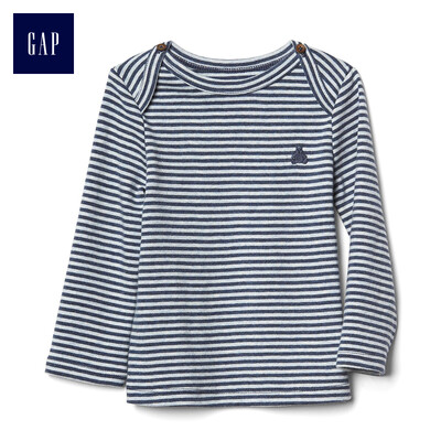 GAP flagship store newborn Brenner bear embroidery comfortable cotton striped long sleeve basic t-shirt 595708 mixed navy blue 0-3M
GAP flagship store newborn Brenner bear embroidery comfortable cotton striped long sleeve basic t-shirt 595708 mixed navy blue 0-3M