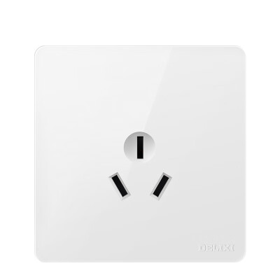 Delixi DELIXI switch socket panel 16A three-hole air conditioning socket fashion white flat large board
Delixi DELIXI switch socket panel 16A three-hole air conditioning socket fashion white flat large board