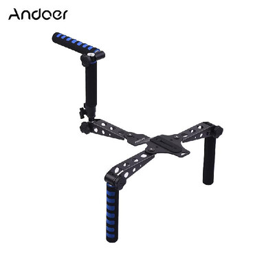 Andoer Foldable Aluminium Alloy Movie Filming Video DSLR Handheld Grip Shoulder Mount Stabilizer Support Rig Kit for Canon Nikon
Andoer Foldable Aluminium Alloy Movie Filming Video DSLR Handheld Grip Shoulder Mount Stabilizer Support Rig Kit for Canon Nikon