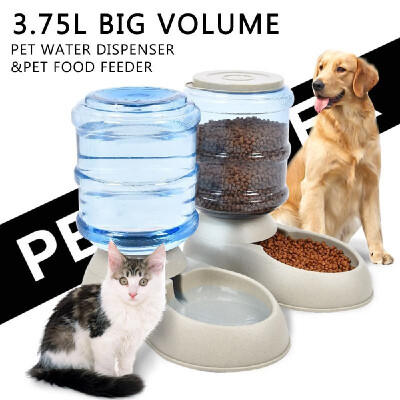 375L Automatic Gravity Food&Water Feeder Dog Cat Drink Bowl PET Large Capacity Food Water Dispenser for Pet Cat Dog
375L Automatic Gravity Food&Water Feeder Dog Cat Drink Bowl PET Large Capacity Food Water Dispenser for Pet Cat Dog