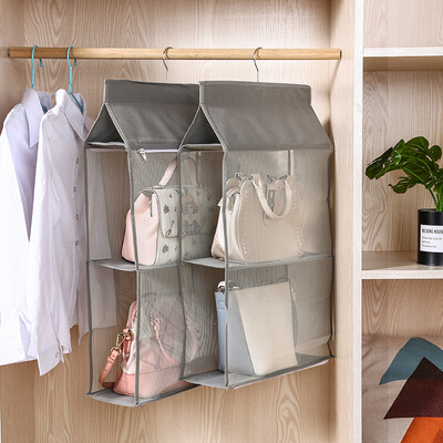 SHUANG TAO bag storage bag detachable hanging bag dust bag hanging non-woven wardrobe storage bag bag gray
SHUANG TAO bag storage bag detachable hanging bag dust bag hanging non-woven wardrobe storage bag bag gray