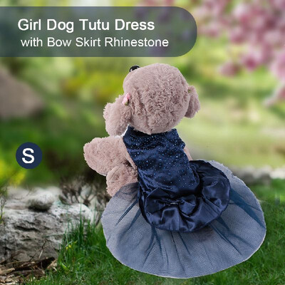 Dog Tutu Dress Bow Skirt with Rhinestone Girl Dog Princess Outfit for Small Size Female Dogs
Dog Tutu Dress Bow Skirt with Rhinestone Girl Dog Princess Outfit for Small Size Female Dogs
