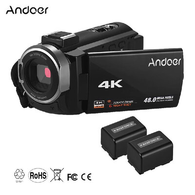 Andoer Portable 4K HD Digital Video Camera Camcorder DV 16X Digital Zoom 3 Inch TouchScreen WiFi Connection IR Night Vision Hot Sh
Andoer Portable 4K HD Digital Video Camera Camcorder DV 16X Digital Zoom 3 Inch TouchScreen WiFi Connection IR Night Vision Hot Sh