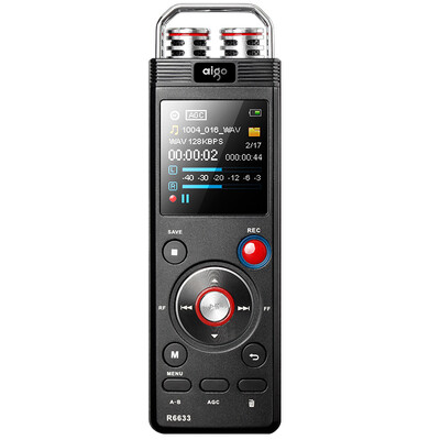 Patriot aigo voice recorder R6633 16G micro professional HD remote noise reduction dual power supply TF card expansion voice control recorder learning conference justice rights black
Patriot aigo voice recorder R6633 16G micro professional HD remote noise reduction dual power supply TF card expansion voice control recorder learning conference justice rights black