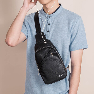 Golf GOLF Mens Chest Bag Fashion Trend Messenger Bag Mens Multifunction Korean Shoulder Bag Mens Bag D9BV52988S Black
Golf GOLF Mens Chest Bag Fashion Trend Messenger Bag Mens Multifunction Korean Shoulder Bag Mens Bag D9BV52988S Black