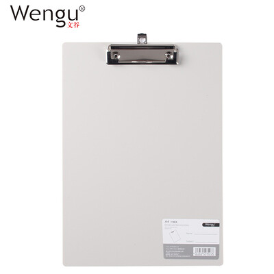 Wengu wengu stationery board clip a4 small fresh folder board folder student writing pad clip can be suspended light gray PPF3-018D
Wengu wengu stationery board clip a4 small fresh folder board folder student writing pad clip can be suspended light gray PPF3-018D