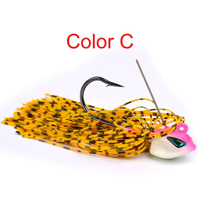 VISSEN 1pcs Colorful Silicone Skirt Artificial Fishing Lure Lifelike Eyes Bait Spoon Lures Fishing Tackle With Single Hook
VISSEN 1pcs Colorful Silicone Skirt Artificial Fishing Lure Lifelike Eyes Bait Spoon Lures Fishing Tackle With Single Hook