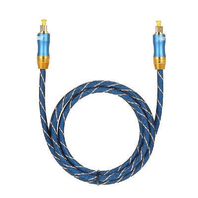 EMK 51 Digital Toslink Optical Audio Cable Digital Sound SPDIF Optical Cable Fiber Optical Audio Cable with Braided Jacket 15M
EMK 51 Digital Toslink Optical Audio Cable Digital Sound SPDIF Optical Cable Fiber Optical Audio Cable with Braided Jacket 15M