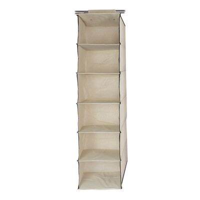 Hanging Closet Organizers 6-Shelf Fabric Closet Hanging Type Multi-Layer Storage Box
Hanging Closet Organizers 6-Shelf Fabric Closet Hanging Type Multi-Layer Storage Box