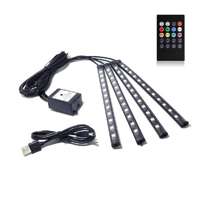 4pcs Car Styling Decoration Light Wireless RemoteAPP Control Interior Floor Foot Cigarette LED Atmosphere RGB Neon Strip Waterp
4pcs Car Styling Decoration Light Wireless RemoteAPP Control Interior Floor Foot Cigarette LED Atmosphere RGB Neon Strip Waterp