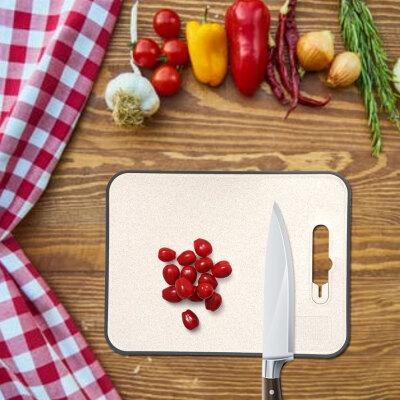 Greensen Chopping Block with Knife Sharpener Non-slip Cutting Board Portable Kitchen Cooking Tool
Greensen Chopping Block with Knife Sharpener Non-slip Cutting Board Portable Kitchen Cooking Tool