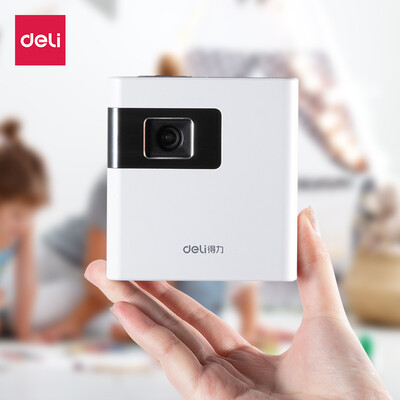 Deli Deli DPM-F06 portable projector projector home Android system dual-use support 1080P
Deli Deli DPM-F06 portable projector projector home Android system dual-use support 1080P