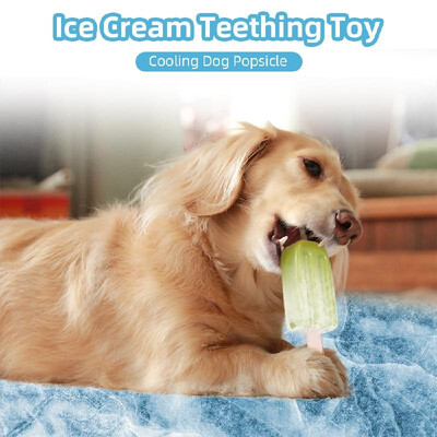 Cooling Dog Popsicle Cool Teether Ice Cream Teething Summer Training Toy for Dogs Puppy
Cooling Dog Popsicle Cool Teether Ice Cream Teething Summer Training Toy for Dogs Puppy